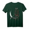 Dämon Samurai Hörner Schwert T-Shirt mit Japan Designs - Perfektes Geschenk für Manga-, Ninja- und Feudal Japan Fans zu Geburtstag, Weihnachten & mehr