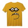 HapKitten Minions Face T-Shirt - Offiziell lizenziertes Minions Merchandise für den besonderen Tag