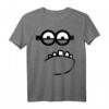 HapKitten Minions Face T-Shirt - Offiziell lizenziertes Minions Merchandise für den besonderen Tag