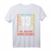 Geburtstag 13 Geschenke Shirt für Jungen und Mädchen - Klassisch geschnitten, perfekt zum 13. Geburtstag