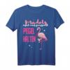 egal was passiert pegel halten Flamingo - Lustiges Party T-Shirt für Mädels, JGA & Mallorca Party, perfektes Geschenk für Junggesellinnenabschied