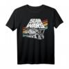 Star Wars Millennium Falcon '77 Retro Stripes Poster T-Shirt - Offiziell lizenziert, perfekt für Fans und Sammler