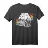 Star Wars Millennium Falcon '77 Retro Stripes Poster T-Shirt - Offiziell lizenziert, perfekt für Fans und Sammler