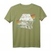 Star Wars Millennium Falcon '77 Retro Stripes Poster T-Shirt - Offiziell lizenziert, perfekt für Fans und Sammler