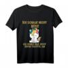 Ich schaue nicht böse Süßer Einhorn Spruch Humor Sarkasmus T-Shirt – Witziges Geschenk für Frauen, Kinder & Männer zu Feiertagen