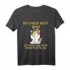 Ich schaue nicht böse Süßer Einhorn Spruch Humor Sarkasmus T-Shirt – Witziges Geschenk für Frauen, Kinder & Männer zu Feiertagen
