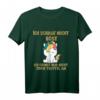 Ich schaue nicht böse Süßer Einhorn Spruch Humor Sarkasmus T-Shirt – Witziges Geschenk für Frauen, Kinder & Männer zu Feiertagen