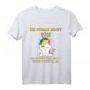 Ich schaue nicht böse Süßer Einhorn Spruch Humor Sarkasmus T-Shirt – Witziges Geschenk für Frauen, Kinder & Männer zu Feiertagen