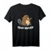 Lustiges Team Beaver Biber T-Shirt – Cooler Biber Fan Geschenk für Kinder & Erwachsene, Tierliebhaber Outfit & Kostüm