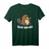 Lustiges Team Beaver Biber T-Shirt – Cooler Biber Fan Geschenk für Kinder & Erwachsene, Tierliebhaber Outfit & Kostüm