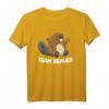 Lustiges Team Beaver Biber T-Shirt – Cooler Biber Fan Geschenk für Kinder & Erwachsene, Tierliebhaber Outfit & Kostüm