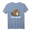 Lustiges Team Beaver Biber T-Shirt – Cooler Biber Fan Geschenk für Kinder & Erwachsene, Tierliebhaber Outfit & Kostüm