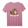 Lustiges Team Beaver Biber T-Shirt – Cooler Biber Fan Geschenk für Kinder & Erwachsene, Tierliebhaber Outfit & Kostüm