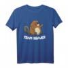Lustiges Team Beaver Biber T-Shirt – Cooler Biber Fan Geschenk für Kinder & Erwachsene, Tierliebhaber Outfit & Kostüm