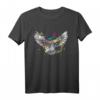 Eulen T-Shirt mit weißer, roter & süßer Eule - Perfektes Geschenk für Eulenliebhaber zu Weihnachten & Geburtstag