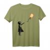 Girl with BTC Balloon Crypto Bitcoin T-Shirt – Für Krypto Fans, Blockchain Enthusiasten & Crypto Konferenzen