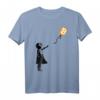 Girl with BTC Balloon Crypto Bitcoin T-Shirt – Für Krypto Fans, Blockchain Enthusiasten & Crypto Konferenzen
