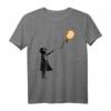 Girl with BTC Balloon Crypto Bitcoin T-Shirt – Für Krypto Fans, Blockchain Enthusiasten & Crypto Konferenzen