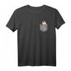 Lustiges Hamster in der Brusttasche T-Shirt - Einzigartiges Design für Tierliebhaber, perfekt als Geschenk für Geburtstage und Weihnachten