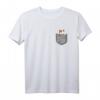 Lustiges Hamster in der Brusttasche T-Shirt - Einzigartiges Design für Tierliebhaber, perfekt als Geschenk für Geburtstage und Weihnachten