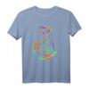 Farbfrohes Einrad Fahren T-Shirt – Lustiges Radsport Design für Frauen und Kinder, Perfekt als Geschenk zum Geburtstag, Weihnachten & Muttertag