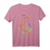 Farbfrohes Einrad Fahren T-Shirt – Lustiges Radsport Design für Frauen und Kinder, Perfekt als Geschenk zum Geburtstag, Weihnachten & Muttertag