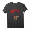 Faultier Paragleiter Gleitschirm T-Shirt – Lustiges Design für Paraglider, Fallschirmspringer & Outdoor-Abenteurer, perfekt als Geschenk