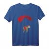 Faultier Paragleiter Gleitschirm T-Shirt – Lustiges Design für Paraglider, Fallschirmspringer & Outdoor-Abenteurer, perfekt als Geschenk