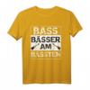 Bass Bässer am Bässten Bassist T-Shirt - Perfektes Geschenk für Bassisten, E-Bass Spieler & Rockmusik Fans