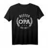 Bester Opa der Welt T-Shirt – Perfektes Geschenk für Großväter zum Vatertag & Enkelüberraschung