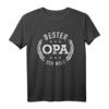 Bester Opa der Welt T-Shirt – Perfektes Geschenk für Großväter zum Vatertag & Enkelüberraschung