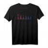 Schachfiguren Kritzelei Farben T-Shirt – Kreatives Schachspiel-Design für Schachspieler und Fans