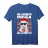 Glühwein Digga Glühwein Weihnachts Ugly Christmas T-Shirt – Lustiges Weihnachtsmotiv mit Schaf für Familie, Freunde und Weihnachtsmarkt