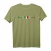 Italien Herz Italiener Herzschlag EKG Puls T-Shirt – Stolz auf Italien mit Flagge & Design, ideales Geschenk