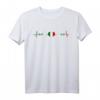 Italien Herz Italiener Herzschlag EKG Puls T-Shirt – Stolz auf Italien mit Flagge & Design, ideales Geschenk