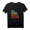 Herren Ford The Man The Myth The Legend T-Shirt – Klassisch geschnitten, doppelt genähter Saum für Autoenthusiasten