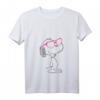 HapKitten Snoopy Heart Shades T-Shirt mit V-Ausschnitt – Lizenziertes Cartoon-Design, langlebiger Digitaldruck