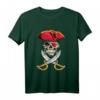 Piratenkopf Totenkopf mit Piratenhut gekreuzte Schwerter T-Shirt – Perfekt für Kinder, Geburtstage, Mottopartys und Halloween