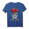 Piratenkopf Totenkopf mit Piratenhut gekreuzte Schwerter T-Shirt – Perfekt für Kinder, Geburtstage, Mottopartys und Halloween