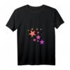 Buntes Damen T-Shirt mit Sternen im Himmel-Design – Perfekt für Freunde, Familie und besondere Anlässe