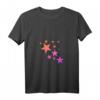 Buntes Damen T-Shirt mit Sternen im Himmel-Design – Perfekt für Freunde, Familie und besondere Anlässe