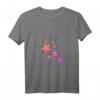Buntes Damen T-Shirt mit Sternen im Himmel-Design – Perfekt für Freunde, Familie und besondere Anlässe