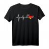 Deutschland Fanartikel Set mit Flagge - T-Shirt, Stirnband & Trikot für Fußball, Eishockey & Handball Fans