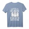 Süßes Hase T-Shirt mit Herzschlag - Perfektes Geschenk für Bunny Liebhaber, Kaninchenfans & Tierfreunde zu Geburtstag, Weihnachten & Ostern