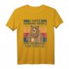 I Hate Morning People Shirt - Lustiges Vintage T-Shirt für Morgenmuffel, Lazy People & Tierliebhaber, Perfekt als Geschenk