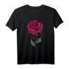 Roses Kunst T-Shirt - Edgy Streetwear mit Rosenmotiv für Teens, Goth, Grunge & Pastell-Ästhetik