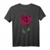 Roses Kunst T-Shirt - Edgy Streetwear mit Rosenmotiv für Teens, Goth, Grunge & Pastell-Ästhetik