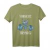 Vorsicht Bissig niedliches Fledermaus T-Shirt – Lustiges Halloween-Design für Kinder, Damen & Herren, perfekte Geschenkidee für Fledermaus-Fans und Gruselfreunde