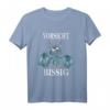 Vorsicht Bissig niedliches Fledermaus T-Shirt – Lustiges Halloween-Design für Kinder, Damen & Herren, perfekte Geschenkidee für Fledermaus-Fans und Gruselfreunde