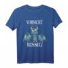 Vorsicht Bissig niedliches Fledermaus T-Shirt – Lustiges Halloween-Design für Kinder, Damen & Herren, perfekte Geschenkidee für Fledermaus-Fans und Gruselfreunde